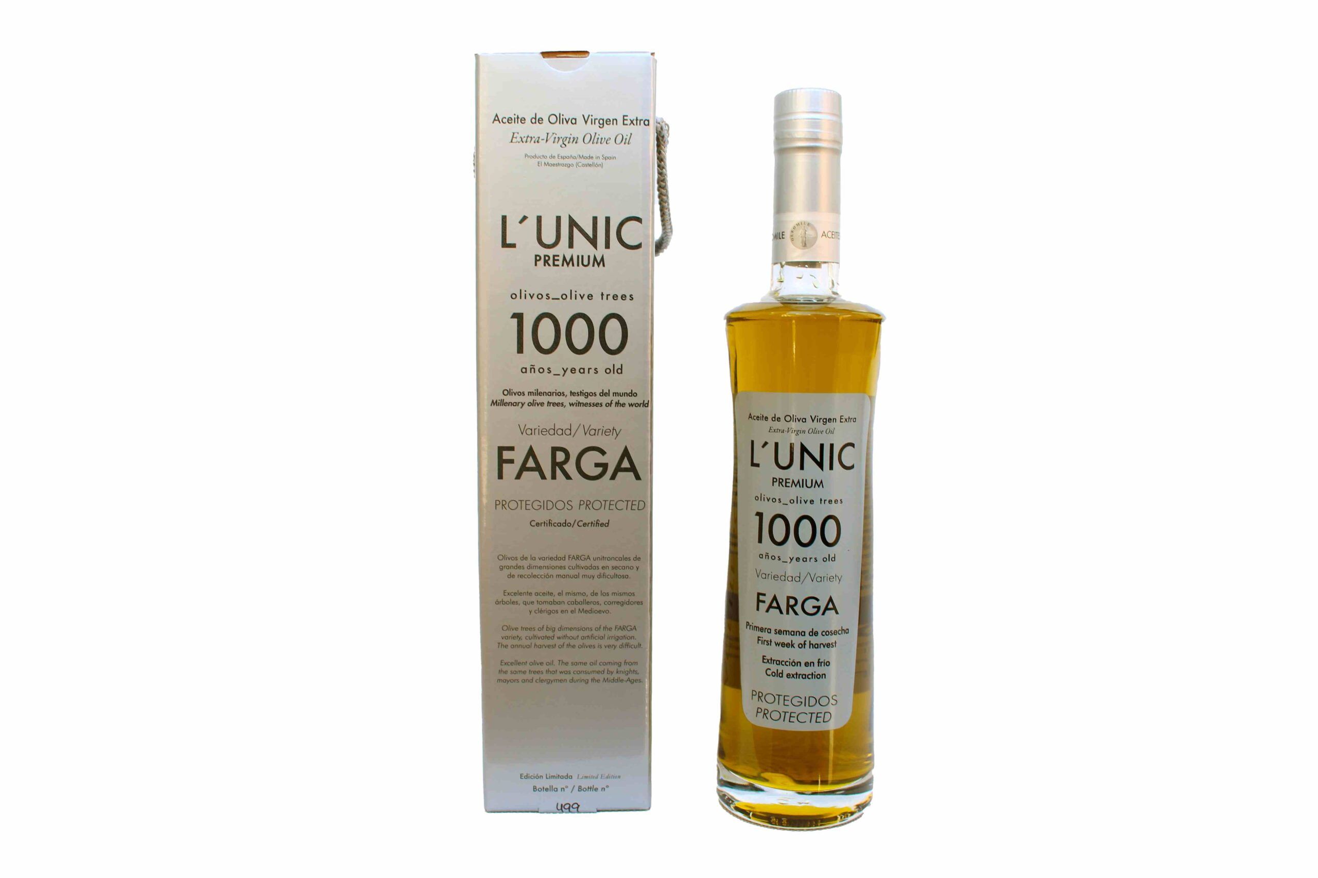 aove premium L´UNIC 1000 cono estuche aove premium L´UNIC 1000 cono estuche